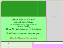 Tablet Screenshot of ontarthairestaurant.com